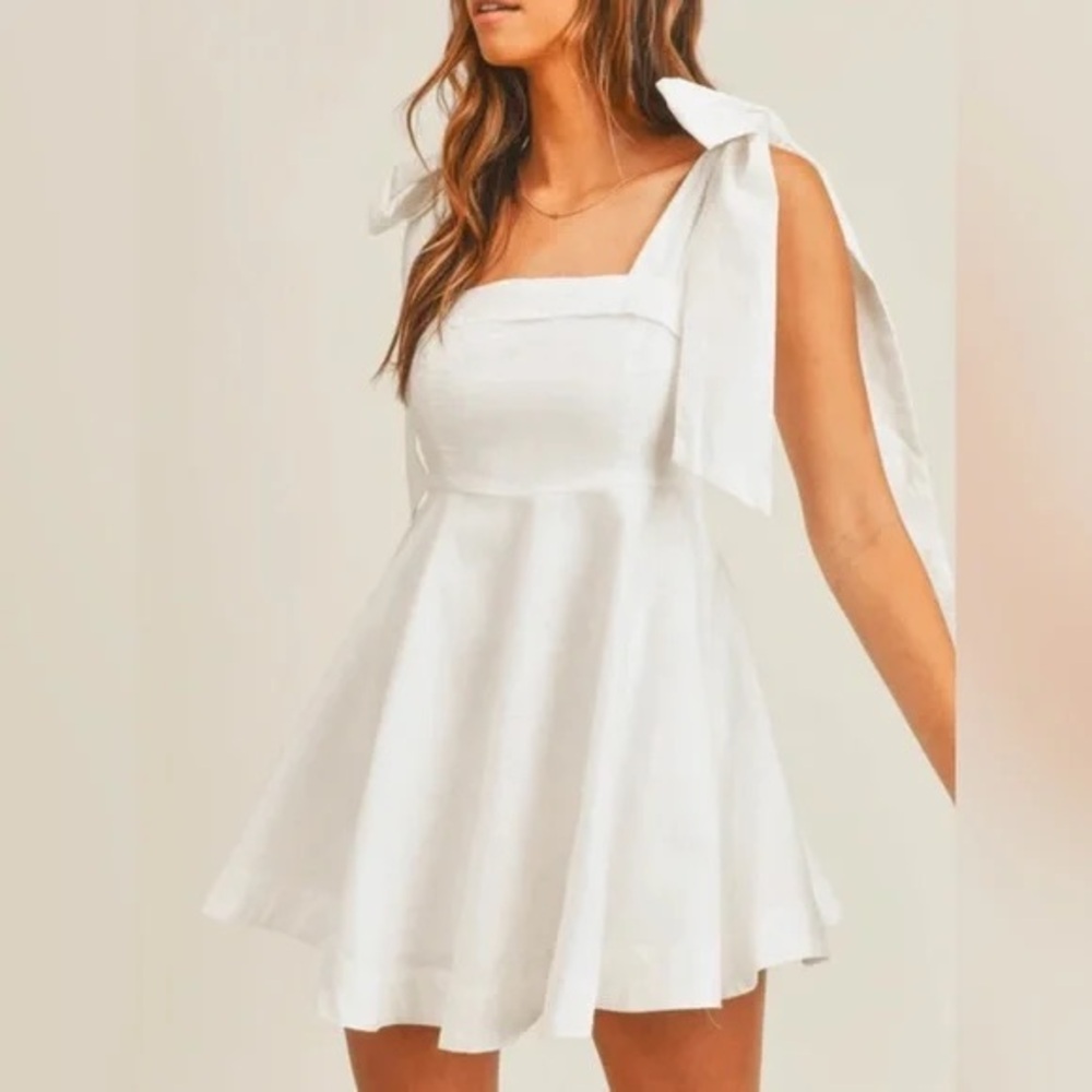 Mable Judy Tie Shoulder Mini Dress - Medium NWT